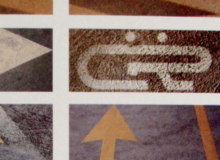 Cross Roads post card close up